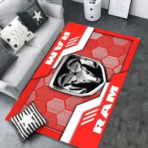 Ram truck Rug, All Over Print Rug CAR301032934 - Red