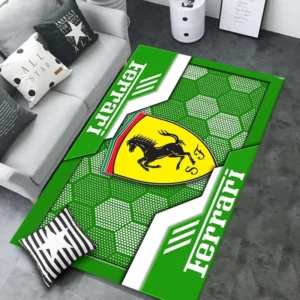 Ferrari Rug, All Over Print Rug CAR301032935 - Green