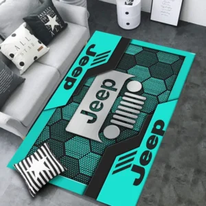 Jeep Rug, All Over Print Rug CAR301032940 - Cyan
