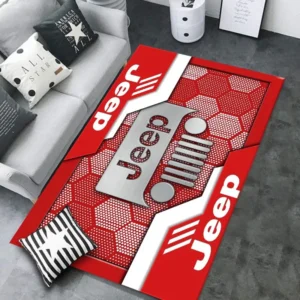 Jeep Rug, All Over Print Rug CAR301032940 - Red