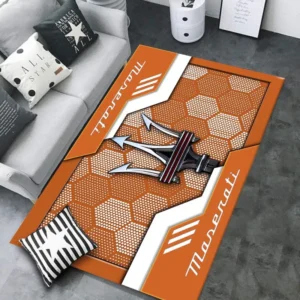 Maserati Rug, All Over Print Rug CAR301032941 - Orange