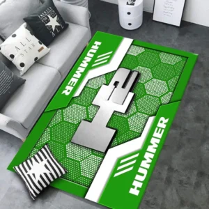 H2 Hummer Rug, All Over Print Rug CAR301032946 - Green