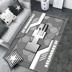 H2 Hummer Rug, All Over Print Rug CAR301032946 - Gray