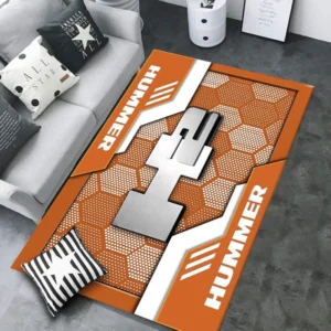 H2 Hummer Rug, All Over Print Rug CAR301032946 - Orange