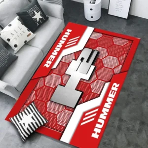 H2 Hummer Rug, All Over Print Rug CAR301032946 - Red