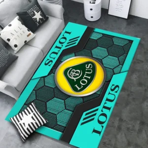 Lotus Rug, All Over Print Rug CAR301032947 - Cyan