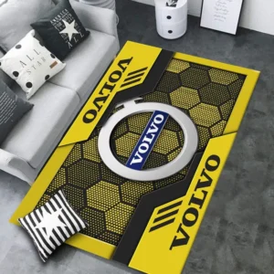 Volvo Rug, All Over Print Rug CAR301032948 - Yellow