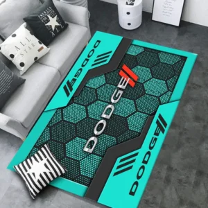 Dodge Rug, All Over Print Rug CAR301032950 - Cyan