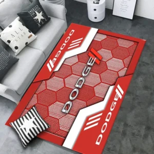 Dodge Rug, All Over Print Rug CAR301032950 - Red