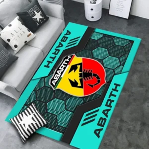Abarth Rug, All Over Print Rug CAR301032952 - Cyan