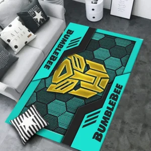 Bumblebee Rug, All Over Print Rug CAR301032953 - Cyan