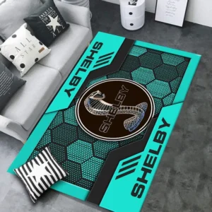 Shelby Rug, All Over Print Rug CAR301032954 - Cyan