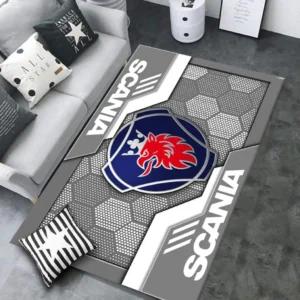 Scania Rug, All Over Print Rug Scania CAR30203242500 - Grey