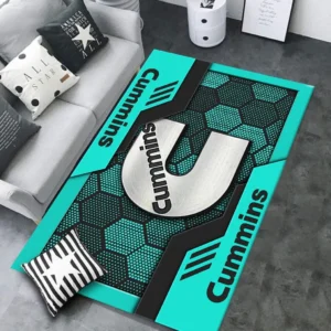 Cummins Rug, All Over Print Rug Cummins CAR30203242506 - Cyan