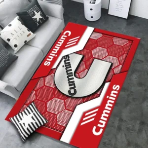 Cummins Rug, All Over Print Rug Cummins CAR30203242506 - Red