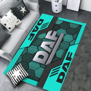 DAF Trucks Rug, All Over Print Rug DAF Trucks CAR30203242512 - Cyan