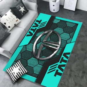 Tata Rug, All Over Print Rug Tata CAR30203242521 - Cyan