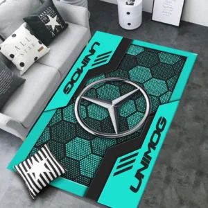 Unimog MB Rug, All Over Print Rug Unimog MB CAR30203242526 - Cyan