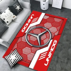 Unimog MB Rug, All Over Print Rug Unimog MB CAR30203242526 - Red