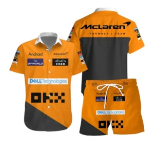 McLaren Hawaiian Set For Men, All Over Print Hawaiian Set McLaren CAR40404082508