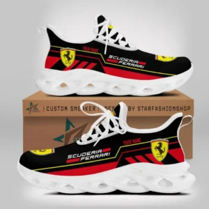 Scuderia Ferrari Max Soul Shoes, All Over Print Max Soul Shoes Scuderia Ferrari CAR40504102500 - White
