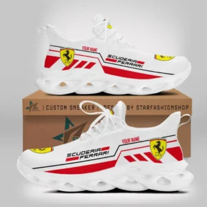 Scuderia Ferrari Max Soul Shoes, All Over Print Max Soul Shoes Scuderia Ferrari CAR40504102501 - White