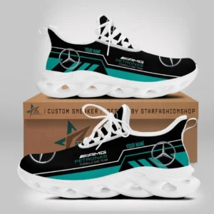 Mercedes AMG PETRONAS F1 Team Max Soul Shoes, All Over Print Max Soul Shoes Mercedes AMG PETRONAS F1 Team CAR40504102502 - White