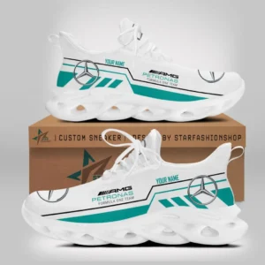 Mercedes AMG PETRONAS F1 Team Max Soul Shoes, All Over Print Max Soul Shoes Mercedes AMG PETRONAS F1 Team CAR40504102503 - White