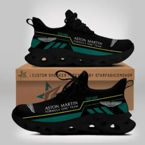 Aston Martin Cognizant F1 Team Max Soul Shoes, All Over Print Max Soul Shoes Aston Martin Cognizant F1 Team CAR40504102506 - Black