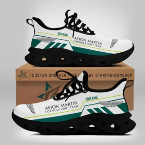 Aston Martin Cognizant F1 Team Max Soul Shoes, All Over Print Max Soul Shoes Aston Martin Cognizant F1 Team CAR40504102507 - Black