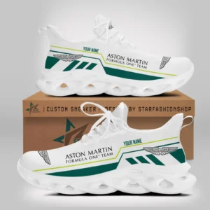 Aston Martin Cognizant F1 Team Max Soul Shoes, All Over Print Max Soul Shoes Aston Martin Cognizant F1 Team CAR40504102507 - White