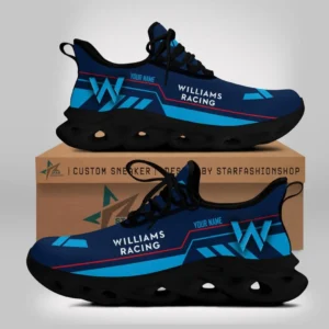 Williams Racing Max Soul Shoes, All Over Print Max Soul Shoes Williams Racing CAR40504102512 - Black