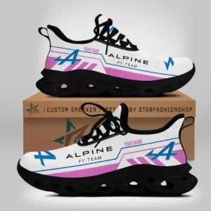 Alpine F1 Team Max Soul Shoes, All Over Print Max Soul Shoes Alpine F1 Team CAR40504102515 - Black