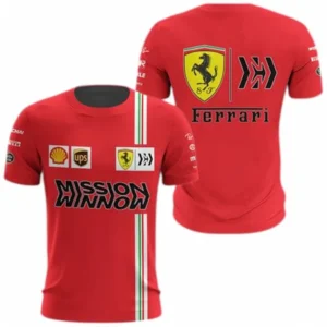 Scuderia Ferrari T-Shirt, All Over Print T-Shirt Scuderia Ferrari CAR40704092501