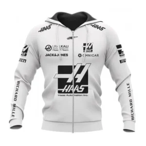 HAAS Zipper Hoodie, All Over Print Zipper Hoodie HAAS CAR40704092503