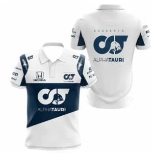 Scuderia AlphaTauri Polo Shirt, All Over Print Polo Shirt Scuderia AlphaTauri CAR40704092504