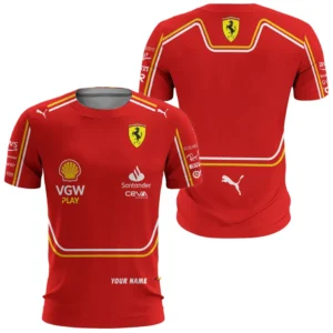 Scuderia Ferrari T-Shirt, All Over Print T-Shirt Scuderia Ferrari CAR41304142500