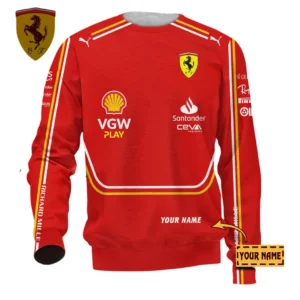 Scuderia Ferrari Sweatshirt, All Over Print Sweatshirt Scuderia Ferrari CAR41304142500