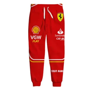 Scuderia Ferrari Sweatpants, All Over Print Sweatpants Scuderia Ferrari CAR41304142500