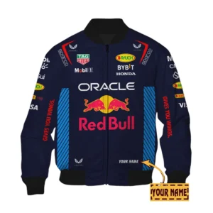 Red Bull Racing 2024 Bomber Jacket, All Over Print Bomber Jacket Red Bull Racing 2024 CAR41304142501
