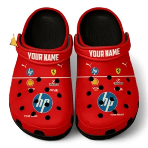 Scuderia Ferrari Crocs, All Over Print Crocs Scuderia Ferrari - Black CAR41704092506