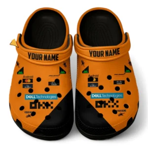 McLaren Crocs, All Over Print Crocs McLaren - Black CAR41704092507