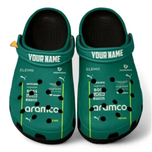 Aston Martin Cognizant Crocs, All Over Print Crocs Aston Martin Cognizant - Black CAR41704092508