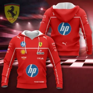 Scuderia Ferrari Hoodie, All Over Print Hoodie CAR418041025666