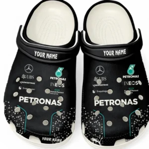 Mercedes-AMG PETRONAS F1 Team Crocs, All Over Print Clogs Mercedes-AMG PETRONAS F1 Team CAR421040925556 - White