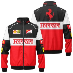 Scuderia Ferrari F1 Stand Collar Jacket, All Over Print Jacket Scuderia Ferrari CAR422040925115