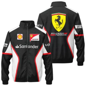 Scuderia Ferrari F1 Stand Collar Jacket, All Over Print Jacket Scuderia Ferrari CAR422040925120