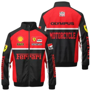 Scuderia Ferrari F1 Stand Collar Jacket, All Over Print Jacket Scuderia Ferrari CAR422040925121
