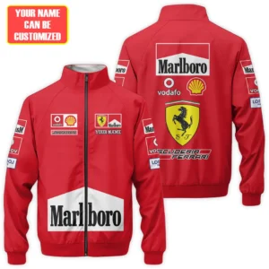 Scuderia Ferrari F1 Stand Collar Jacket, All Over Print Jacket Scuderia Ferrari CAR422040925122