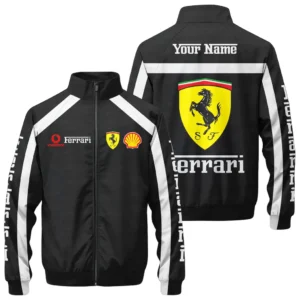 Scuderia Ferrari F1 Stand Collar Jacket, All Over Print Jacket Scuderia Ferrari CAR422040925124